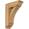Ekena Millwork Thorton Traditional Rough Sawn Bracket w/ Offset Brace, Western Red Cedar, 8"W x 22"D x 30"H BKT0806X22X30THR01RWR - alternate 1